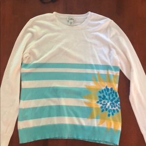 Lilly Pulitzer long sleeve summer sweater